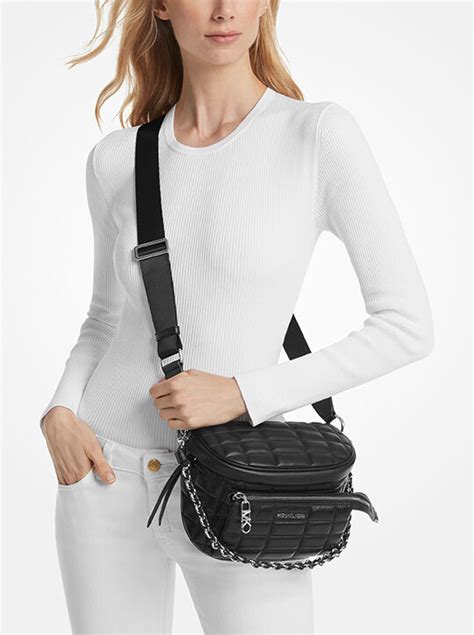 michael kors crossbody slater|Slater Medium Quilted Leather Sling Pack .